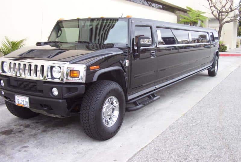 Hummer H2 (Black) Stretched Limousine