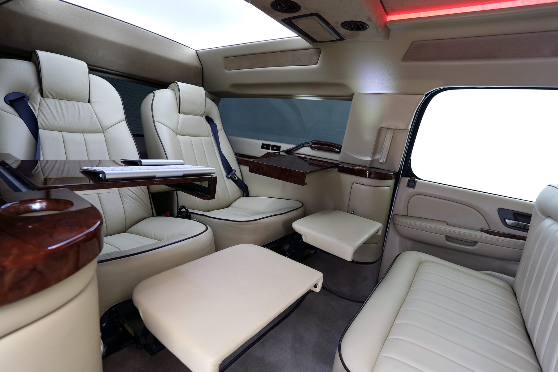 Cadillac Escalade ESV Executive Office Limousine - Interior Photo #2