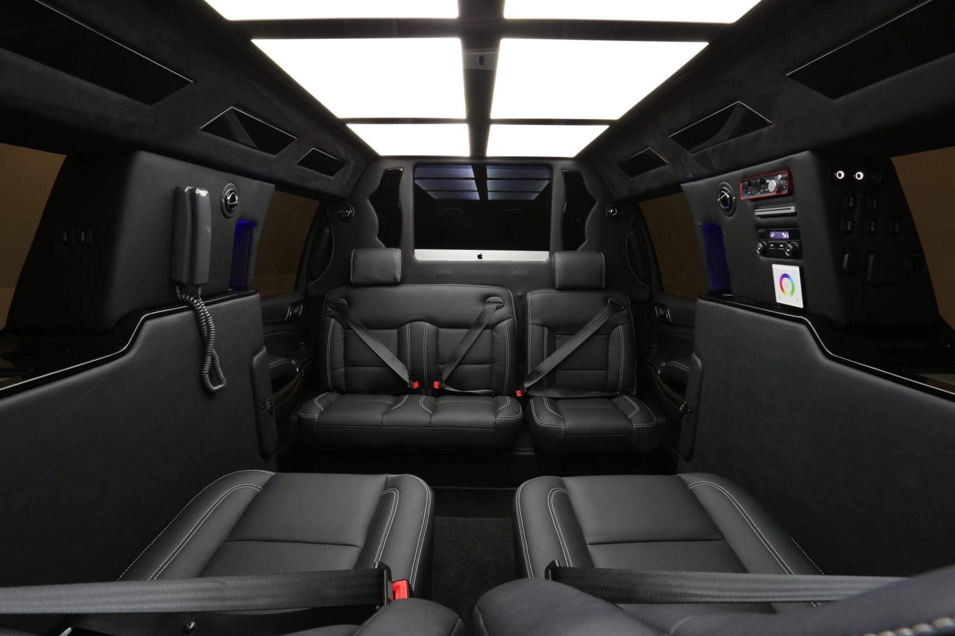 Chevy Suburban CEO Mobile Office Limousine - Interior Photo #10