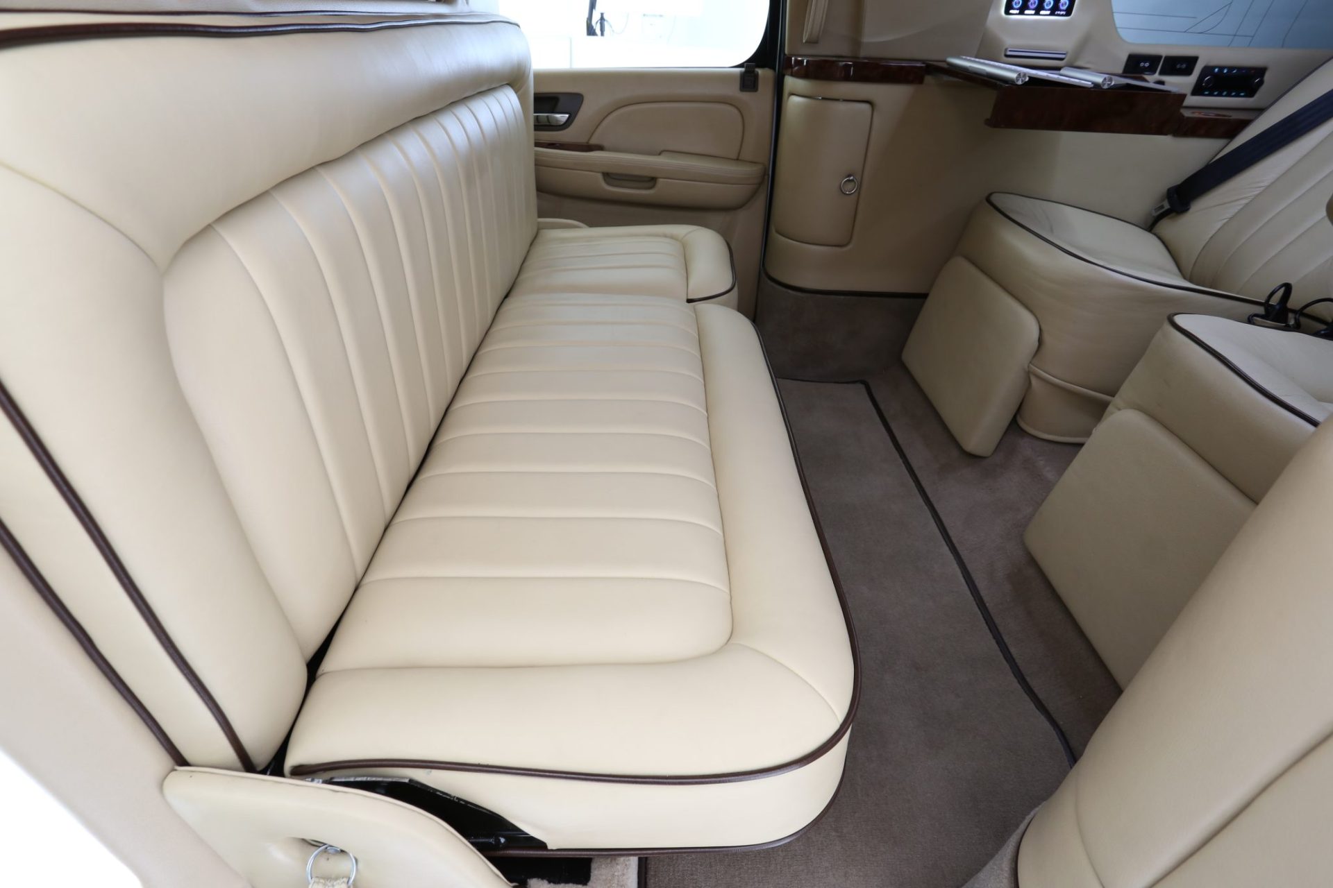 Custom Cadillac Escalade ESV Mobile Office Limousine - Interior Photo #11