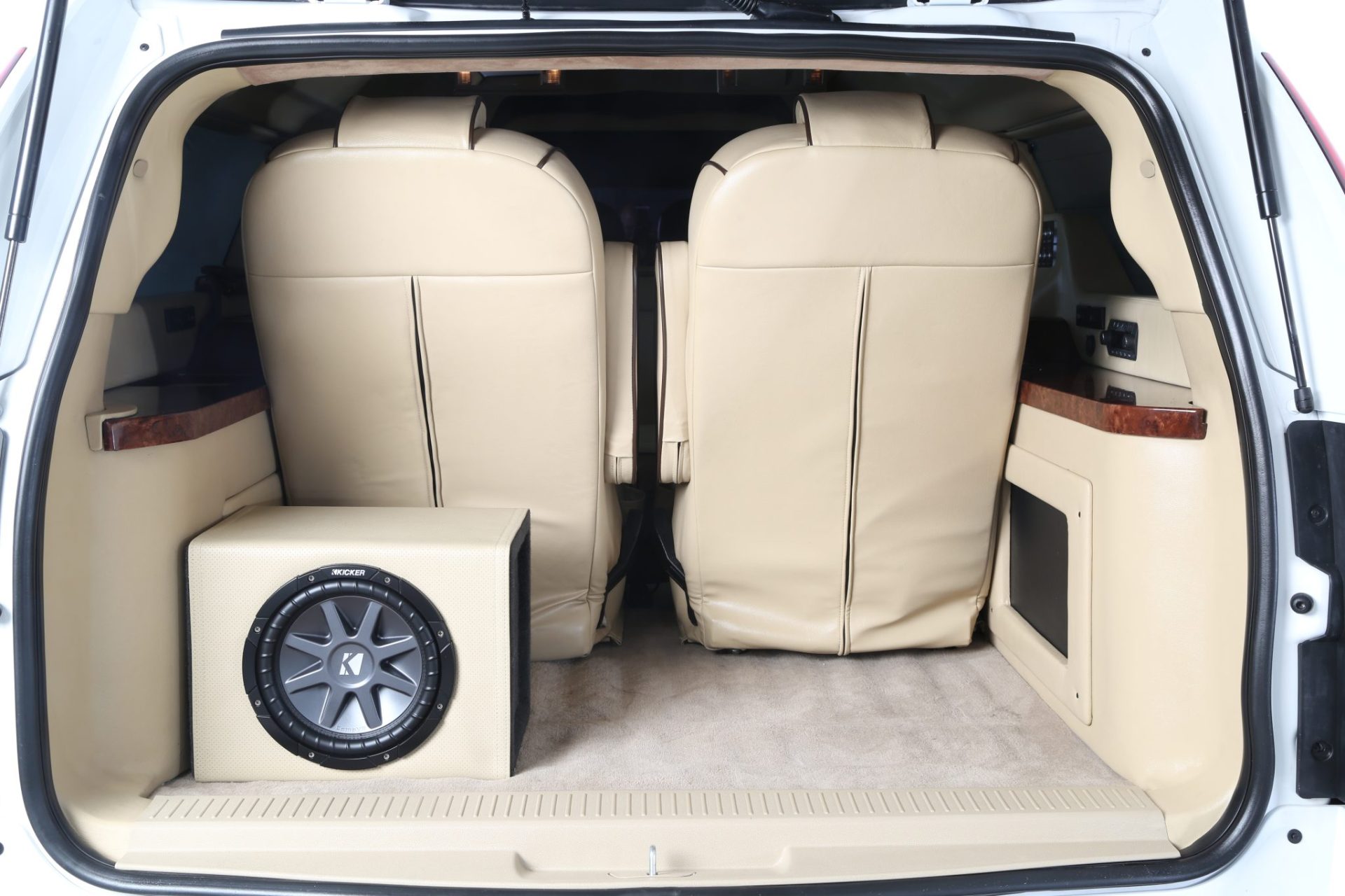 Custom Cadillac Escalade ESV Mobile Office Limousine - Interior Photo #23