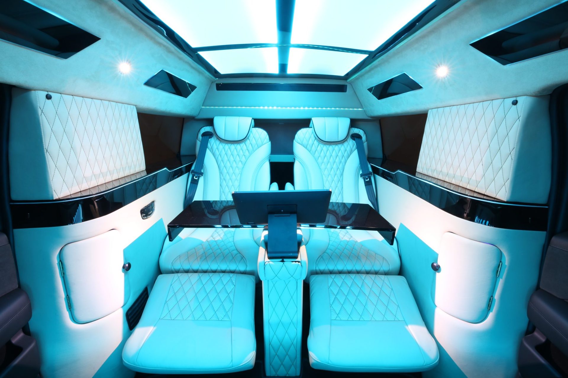 Cadillac Escalade ESV CEO Mobile Office Limousine - Interior Photo #25