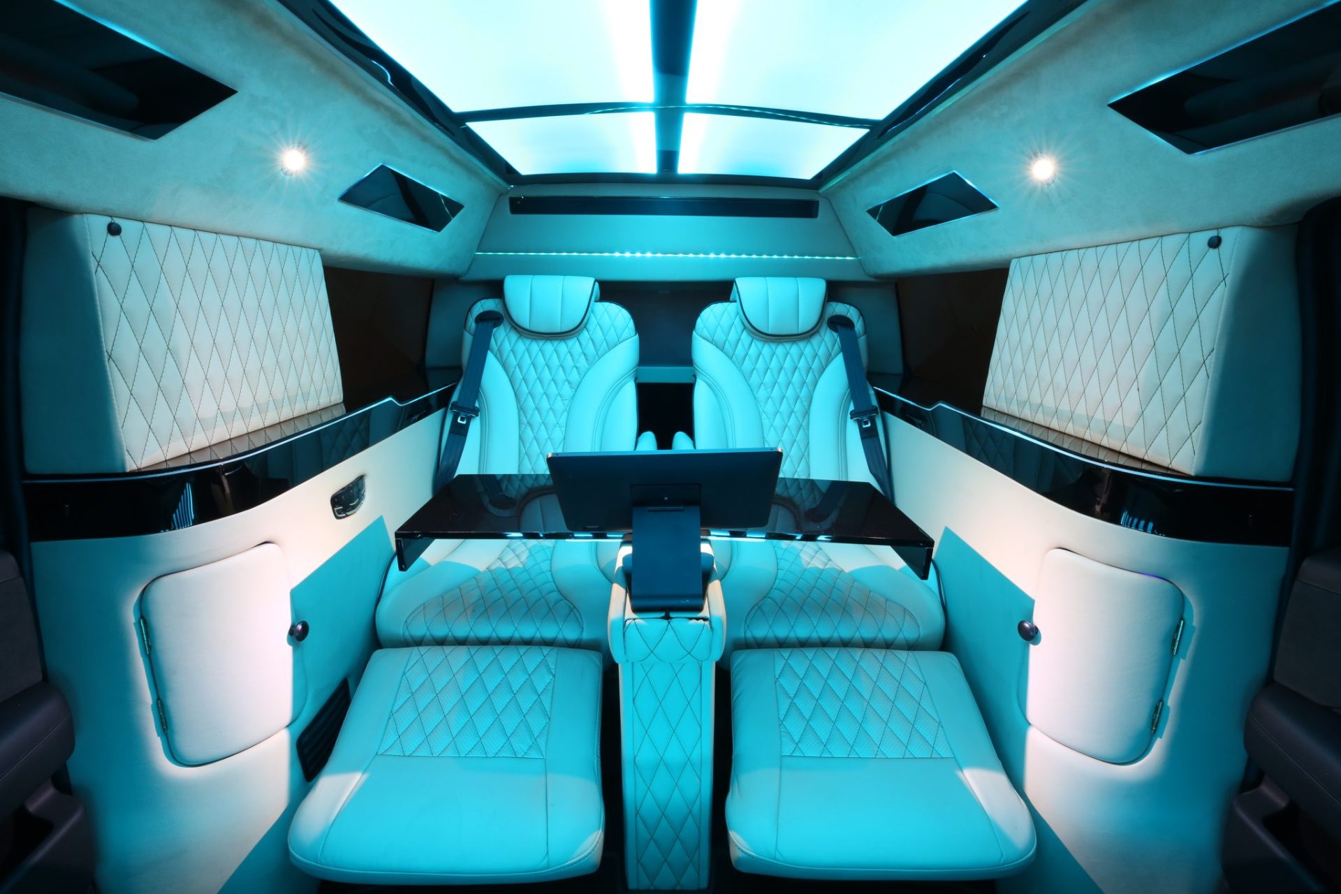 Cadillac Escalade ESV CEO Mobile Office Limousine - Interior Photo #26