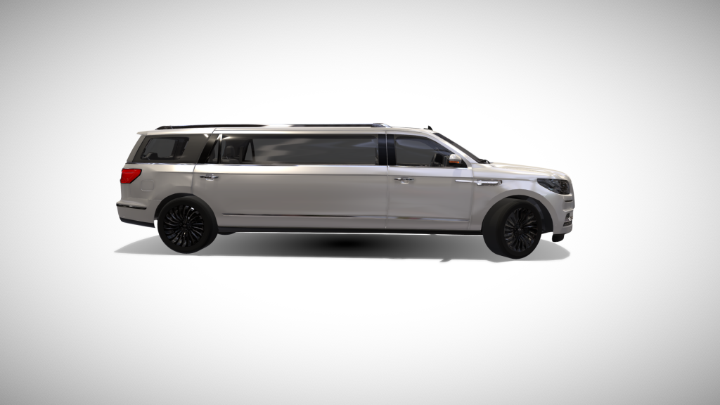 Silver Lincoln Navigator Limousine - Exterior Photo #5